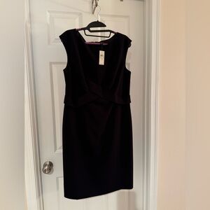 LAST CHANCE - Ann Taylor black sheath dress, NWT, size 12